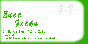 edit filko business card